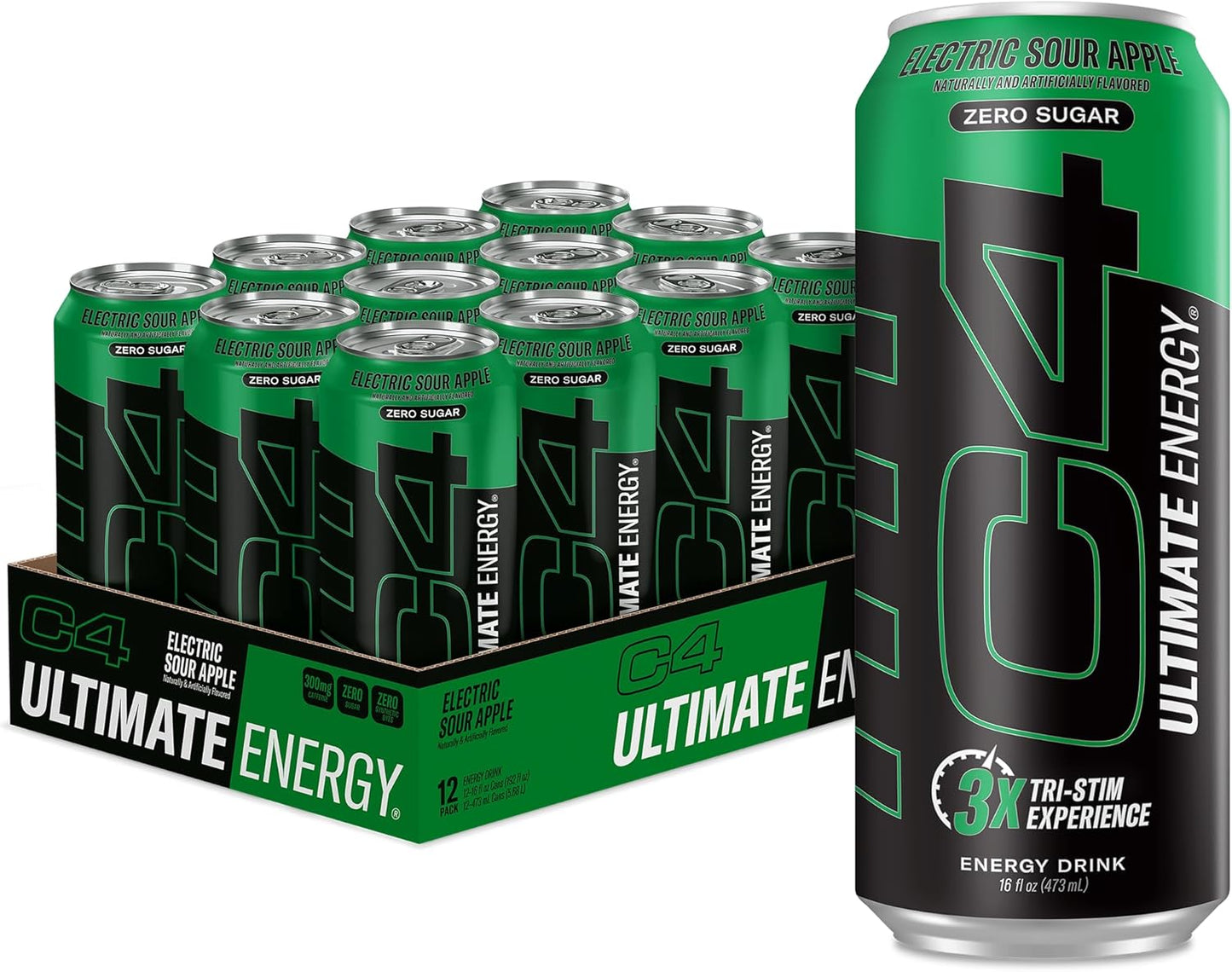 C4 Ultimate Pre Workout Energy Drink with 300mg Caffeine