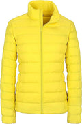 Women's Packable Short Down Jacket - Lightweight Packable Puffer