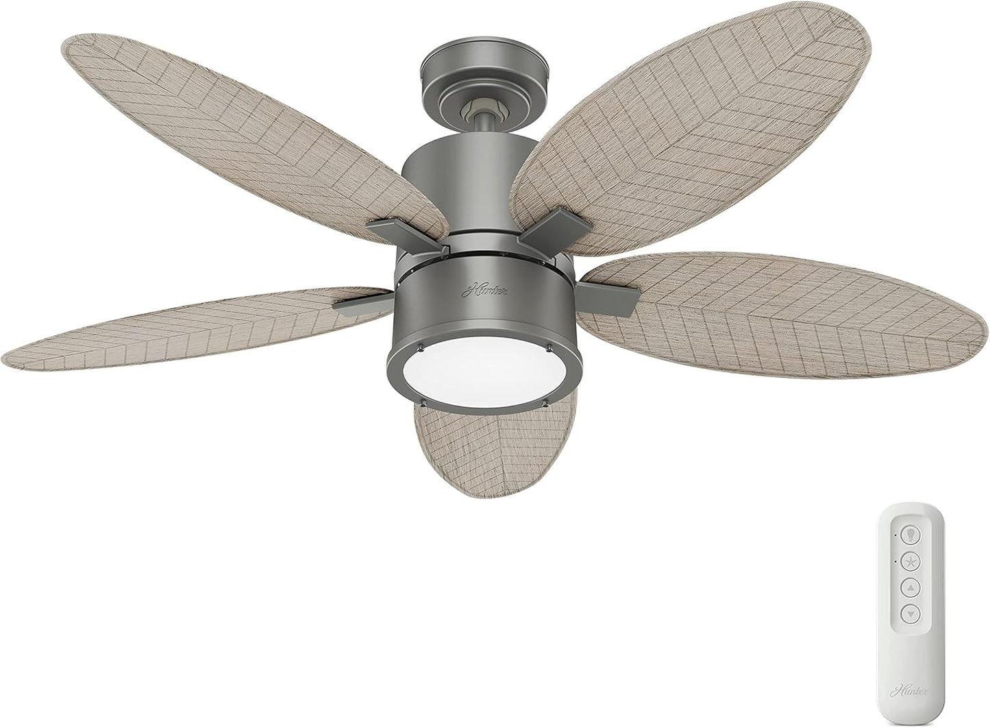 Hunter Fan 52 inch Tropical Matte Silver Outdoor Ceiling Fan Review