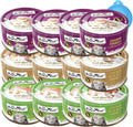 Fussie Cat Wet Canned Cat Food Variety Pack with Goat Milk