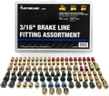 3/16ft Fitting Assortment Union Adapter Kit - Brake Line Repair Kit