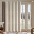 100% Blackout Curtains Patio Door Accordion Sliding Door Curtains