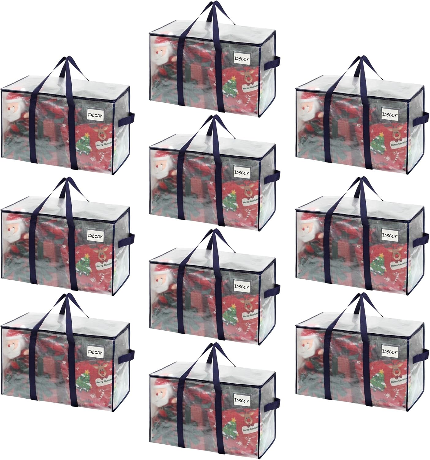 VENO 10 Pack Moving Bags for Easy Holiday Storage Solutions