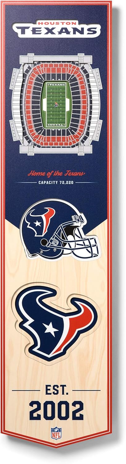 YouTheFan NFL 3D Stadium Banner - Perfect for Any Fan Cave