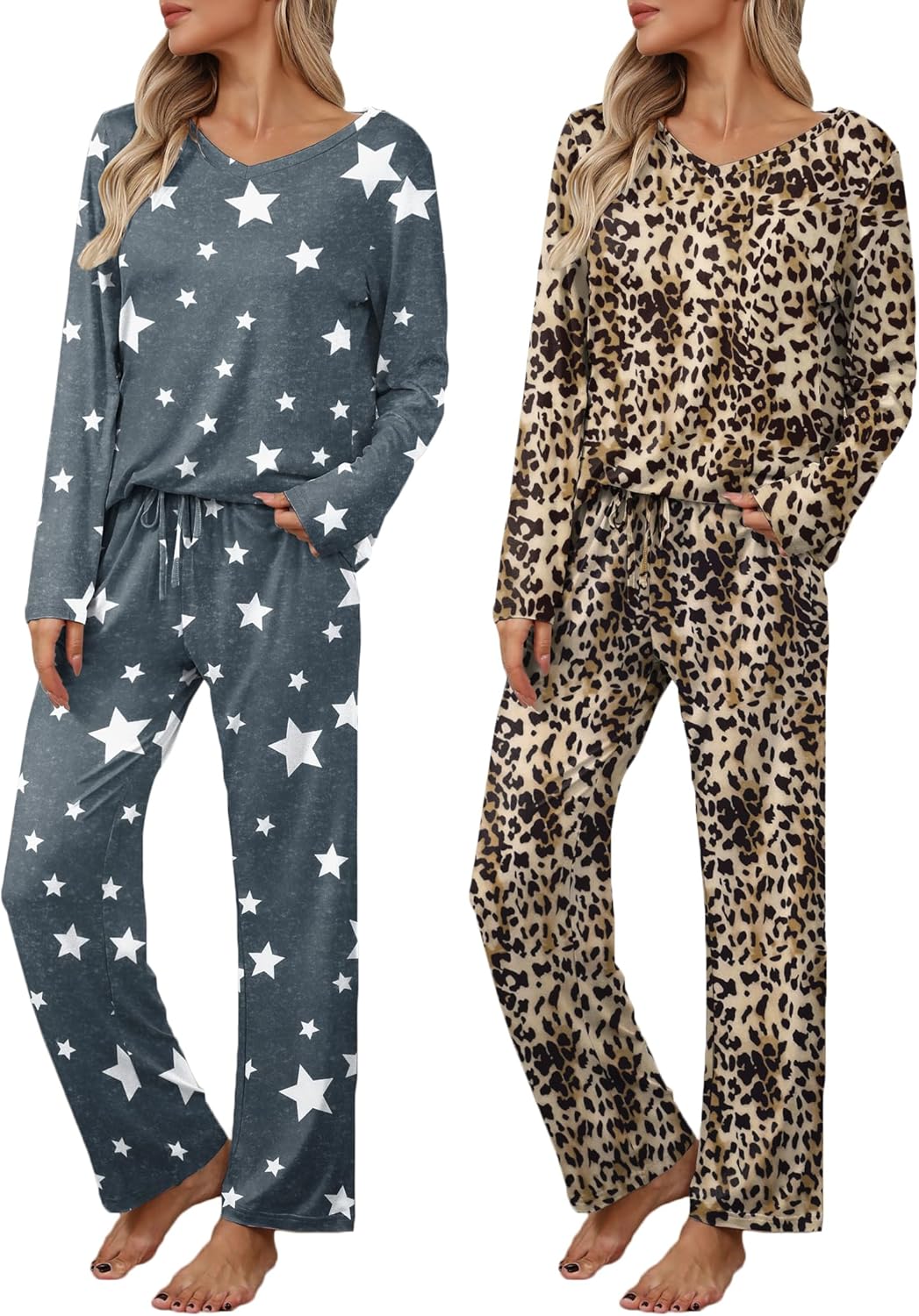 Ekouaer Womens 2 Pack Pajama Set for Ultimate Comfort and Style