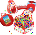 Playz 5-Piece Kids Play Tents Tunnels and Ball Pit - Pop Up Playhouse