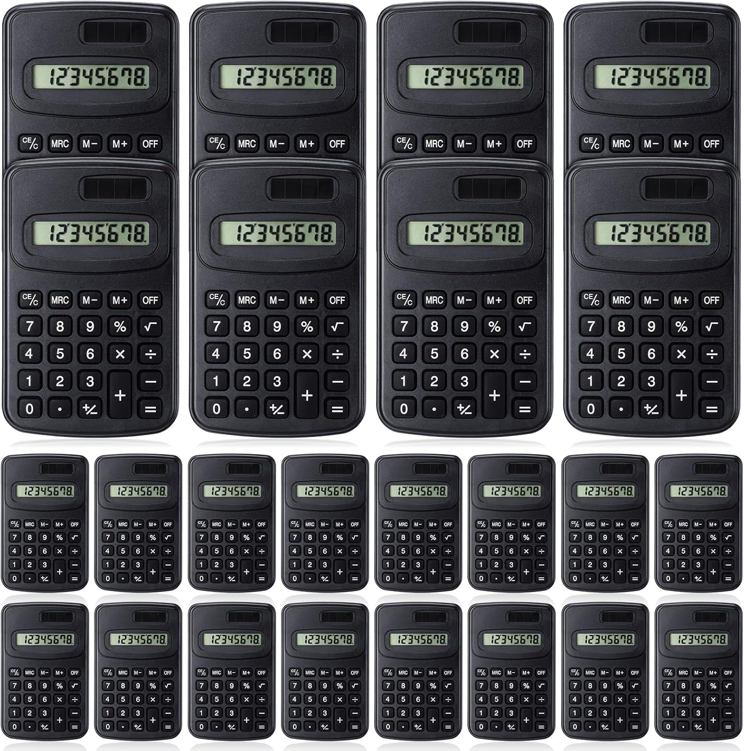 Pocket-Size Calculators for Students - Bulk Pack of 30!