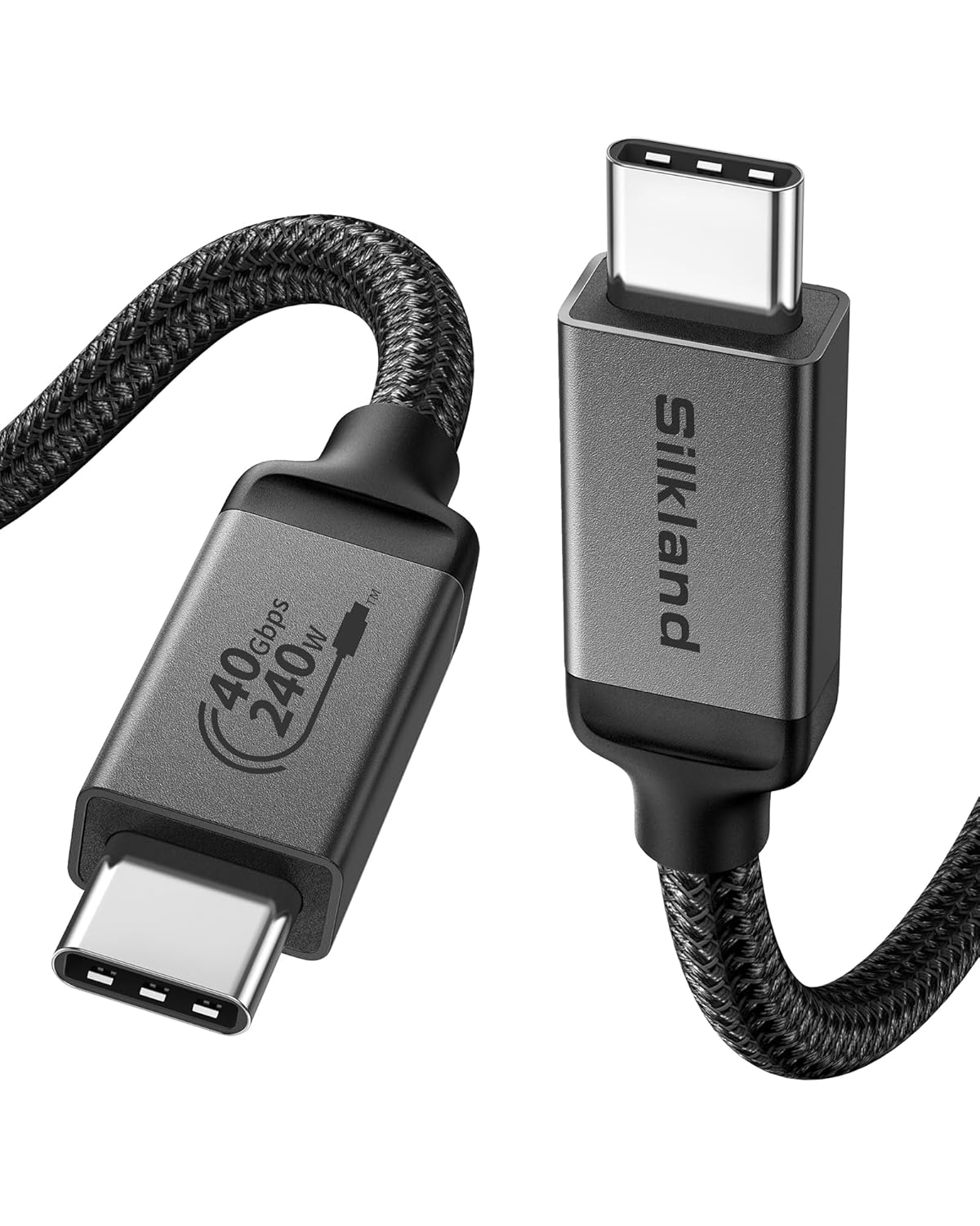 Silkland USB 4 Cable for Thunderbolt 4: 40Gbps Data Sync