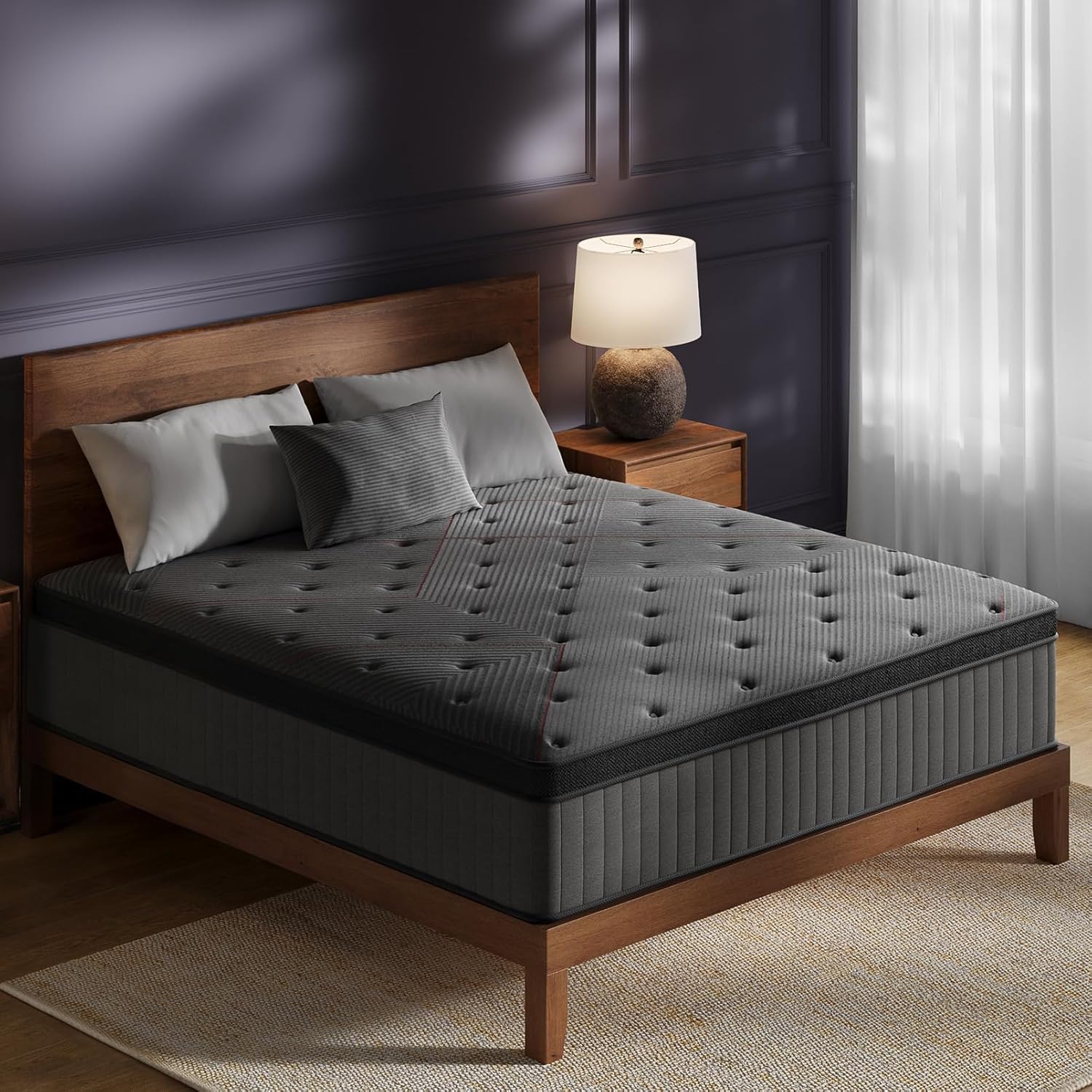Aura King Size Mattress - 12 Inch Hybrid for Comfort & Cooling