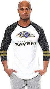 Ultra Game NFL Men's Super Soft Raglan Baseball T-Shirt Review