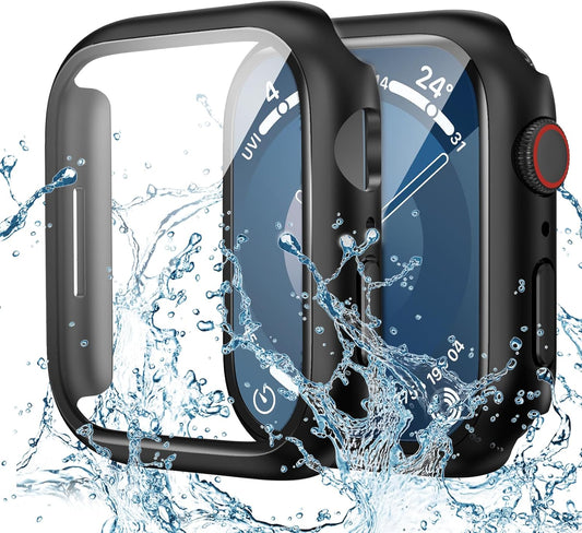 Waterproof Tempered Glass Case - Apple Watch Series 7/8/9 45mm