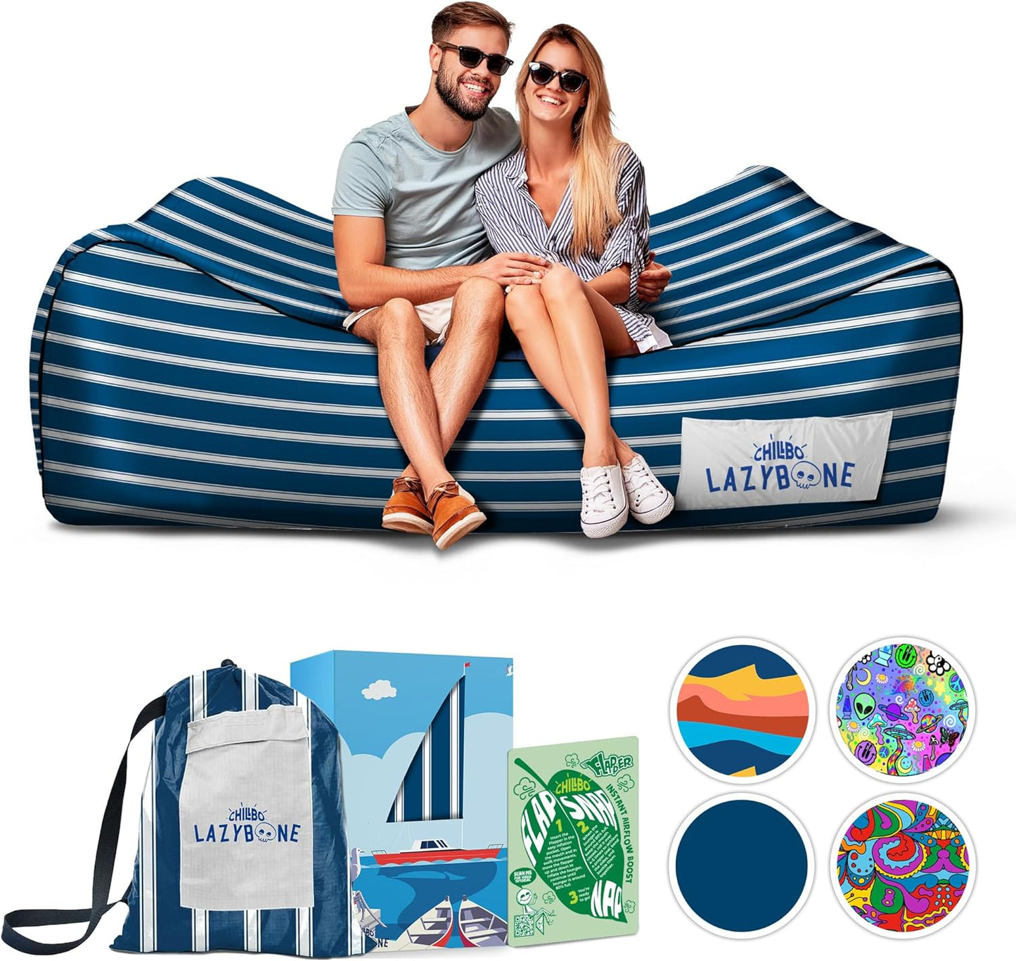 Chillbo Lazybone Inflatable Couch - Ultimate Lounger for Relaxation