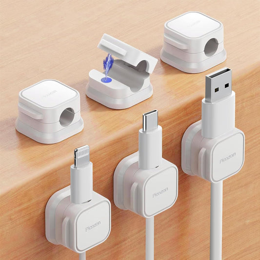 Picozon Magnetic Cable Clip Organizer - Keep Cords Tidy!