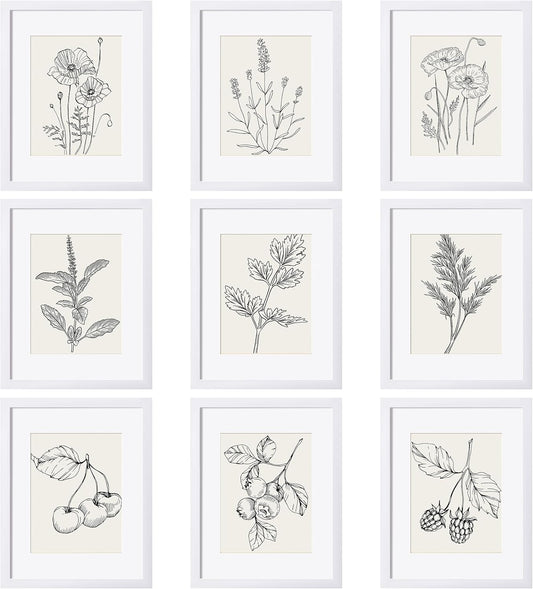eletecpro 11x14 Picture Frames Set of 9 for Stunning Decor