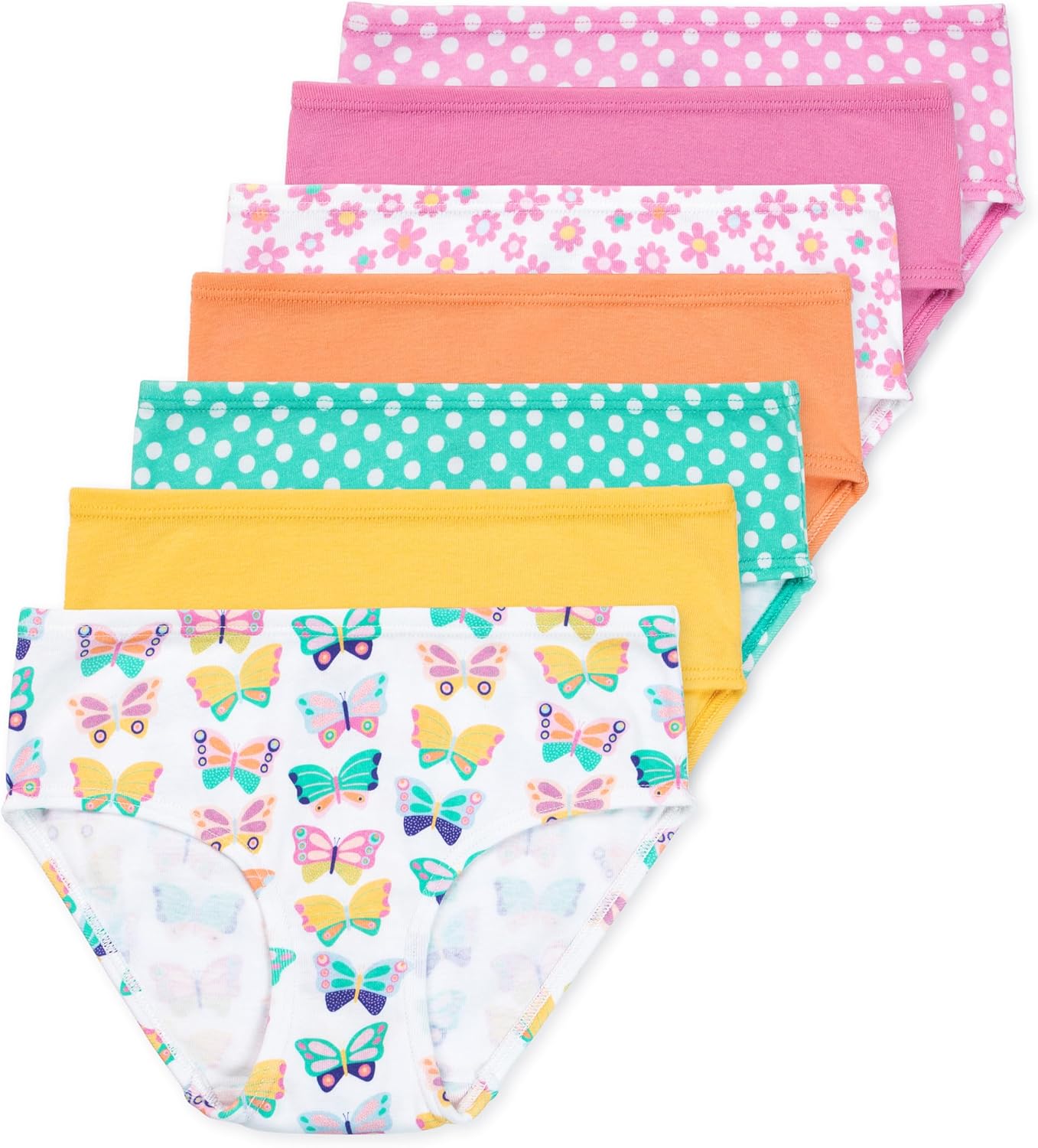Lucky & Me Girls Organic Cotton Underwear Briefs 7 Pack Review