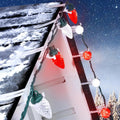 C9 Led Christmas String Lights 68 ft 100 LED Strawberry Roof Lights