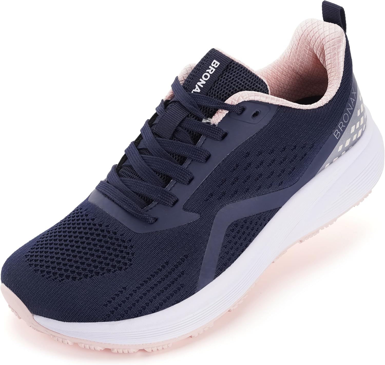 BRONAX Women's Wide Toe Box Road Running Shoes for Comfort