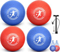 10 Inch Kickball Set Playground Balls with Pump - Durable Outdoor Play