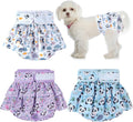 Washable Dog Diapers Female 3 Pack - High Absorbency Leak-Proof