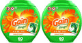 Gain flings! Laundry Detergent Soap Pacs HE Compatible 60 ct - Island