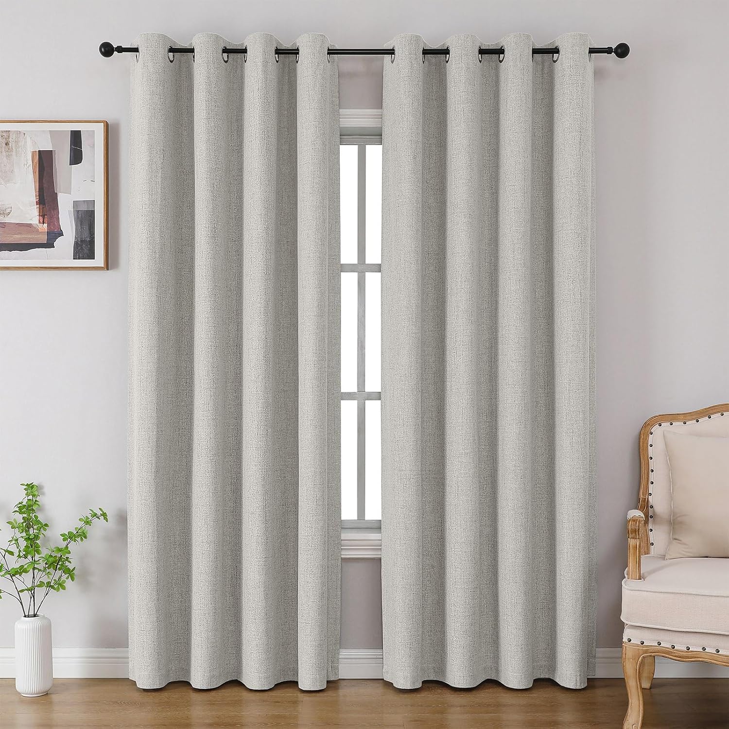 CUCRAF 100% Blackout Curtains for Total Darkness and Style