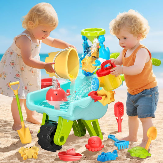 Beach Water Sand Toys for Kids - Fun Trolley Car Set for Summer
