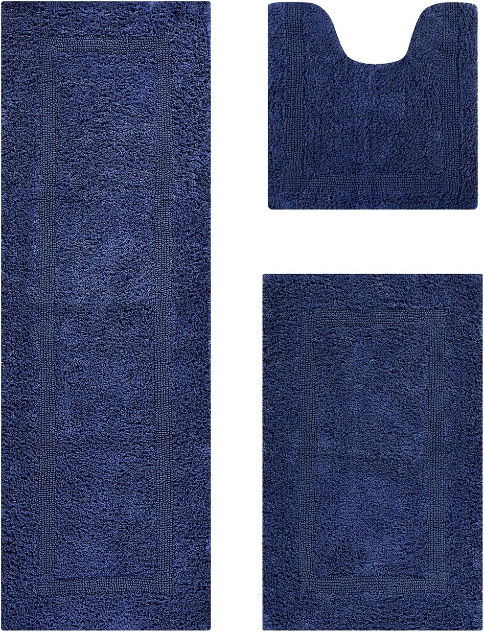 Better Trends 3 Piece Bathroom Rug Set for Stylish Decor