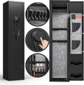 3-5 Gun Safes for Home Rifle and Pistols - Quick Access Secure Cabinet