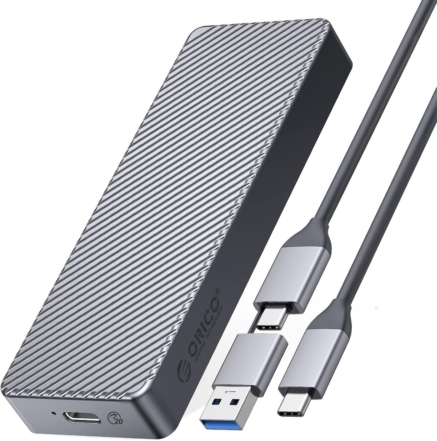20Gbps USB-C M.2 NVMe SSD Enclosure - Lightning Speeds!