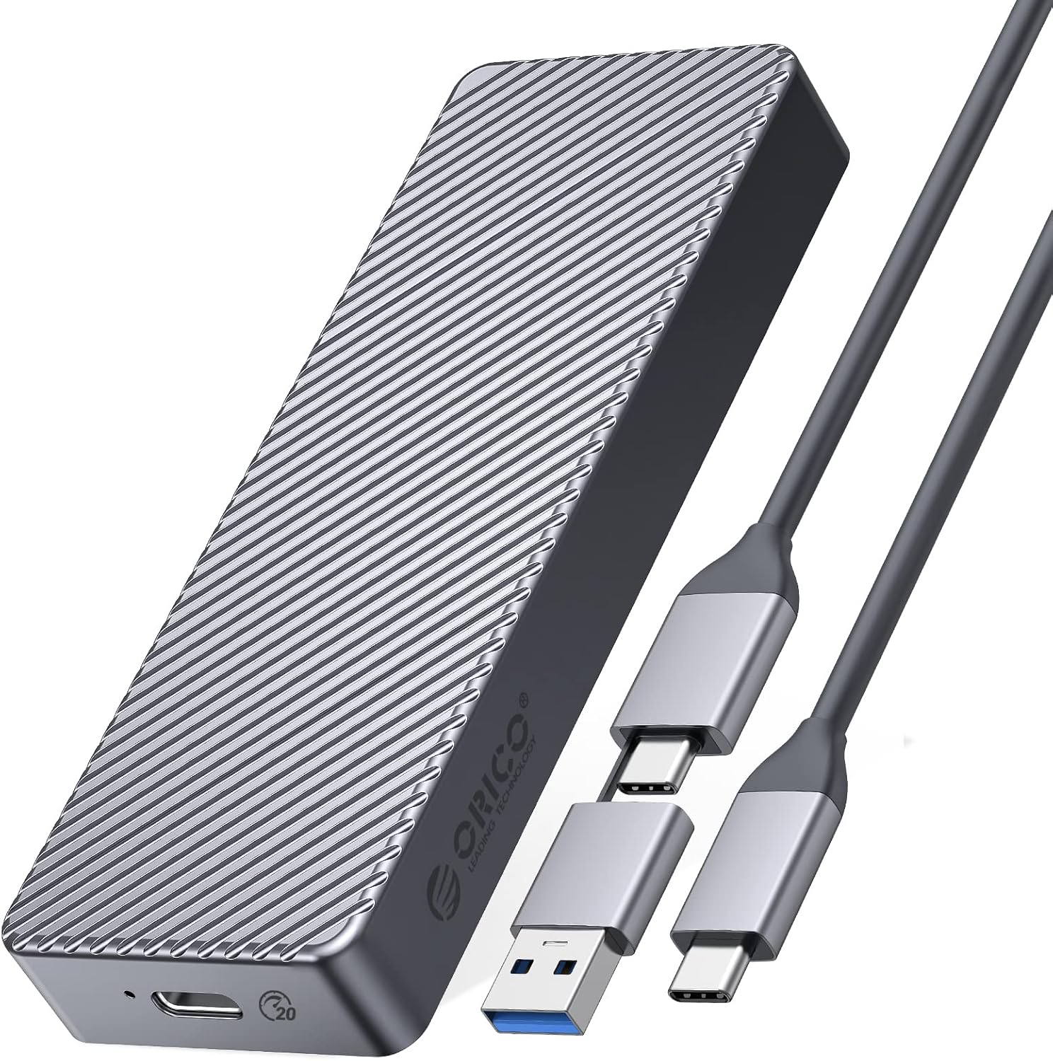 20Gbps USB-C M.2 NVMe SSD Enclosure - Lightning Speeds!