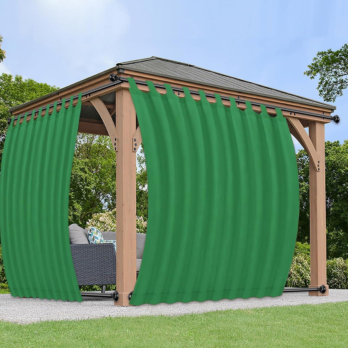 PureFit Outdoor Curtains for Waterproof Privacy and Comfort