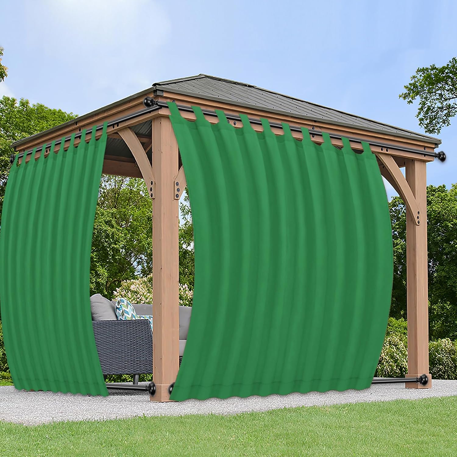 PureFit Outdoor Curtains for Waterproof Privacy and Comfort