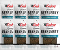 Old Fashion Peppered Beef Jerky 8 oz (Pack of 8) - Traditional Snack