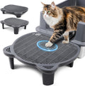Adjustable Cat Ramp Litter Box Step Double Layer - Easy Entry