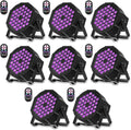 UV Black Light 36 LED Par - Portable DMX Sound Activated Stage Light