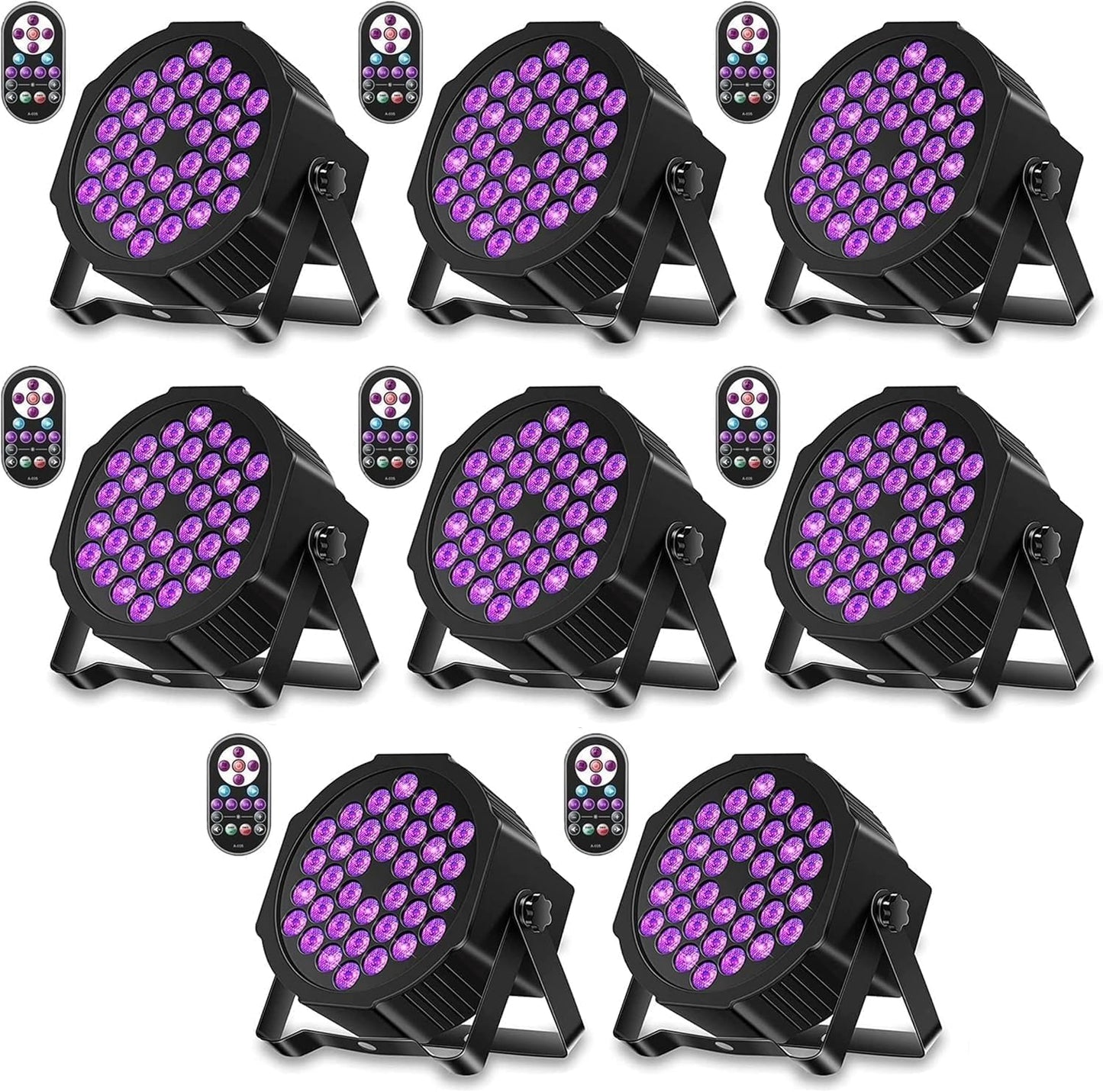 U`King Black Lights UV 36 LED Stage Lights for Parties and Events