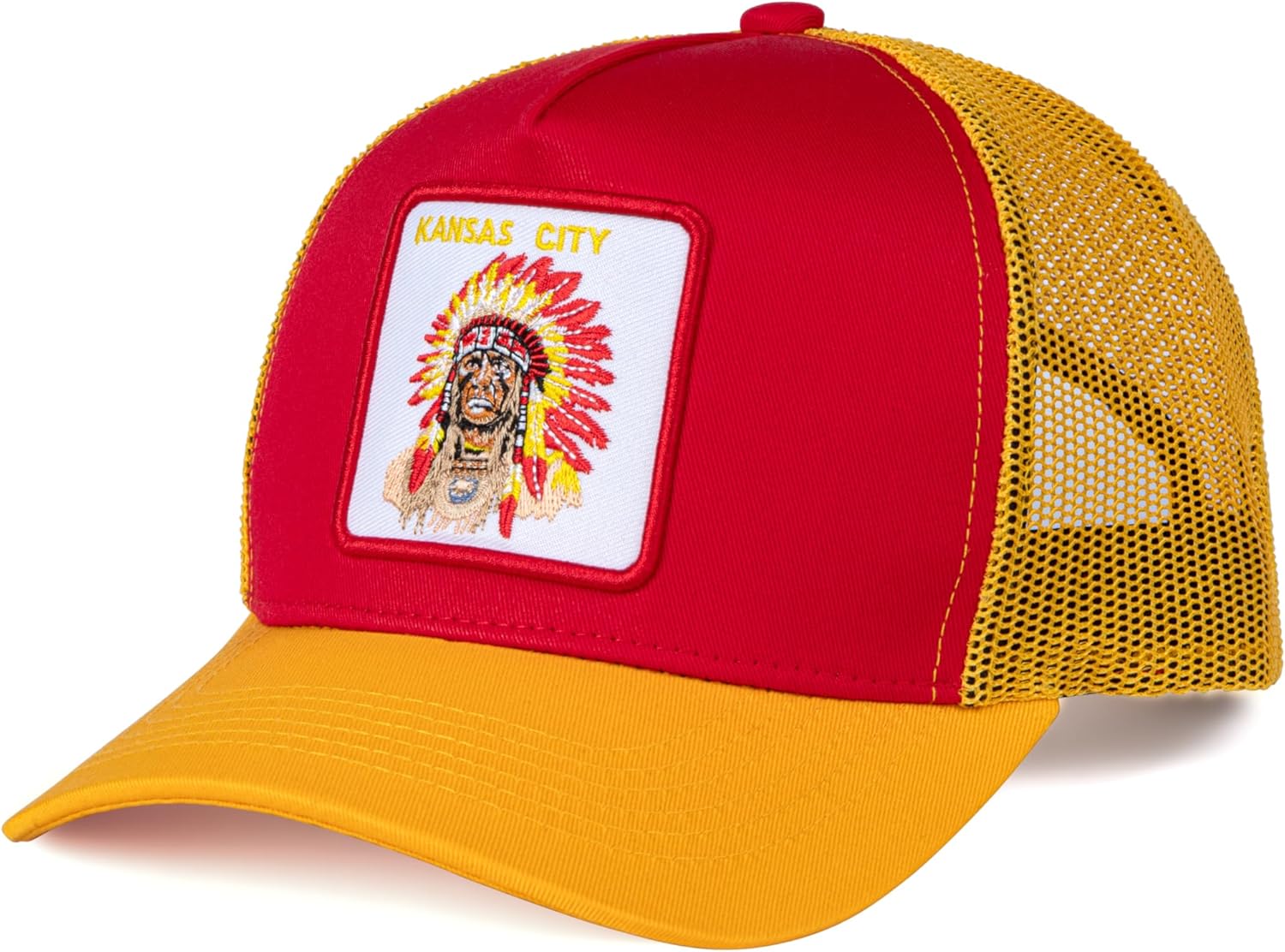 Football Fan Patch Trucker Hat - Stylish Snapback Cap for All