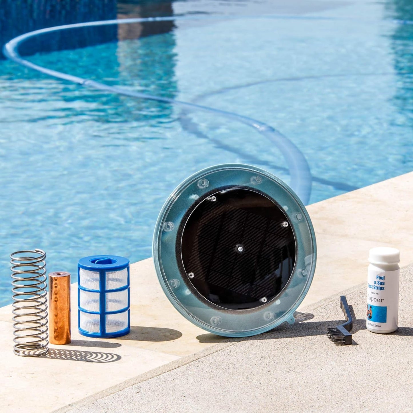 XtremepowerUS Solar Ionizer for Pool Chlorine and Algae Control