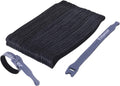 Reusable Cable Straps Wire Ties 8 in Pack of 50 - Strong 50 lb Grip