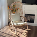 YITAHOME Rocking Egg Chair: All-Weather Lounger, 370lbs Capacity