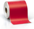 4 in x 6 in Direct Thermal Perforated Shipping Labels - Red, 48 Rolls