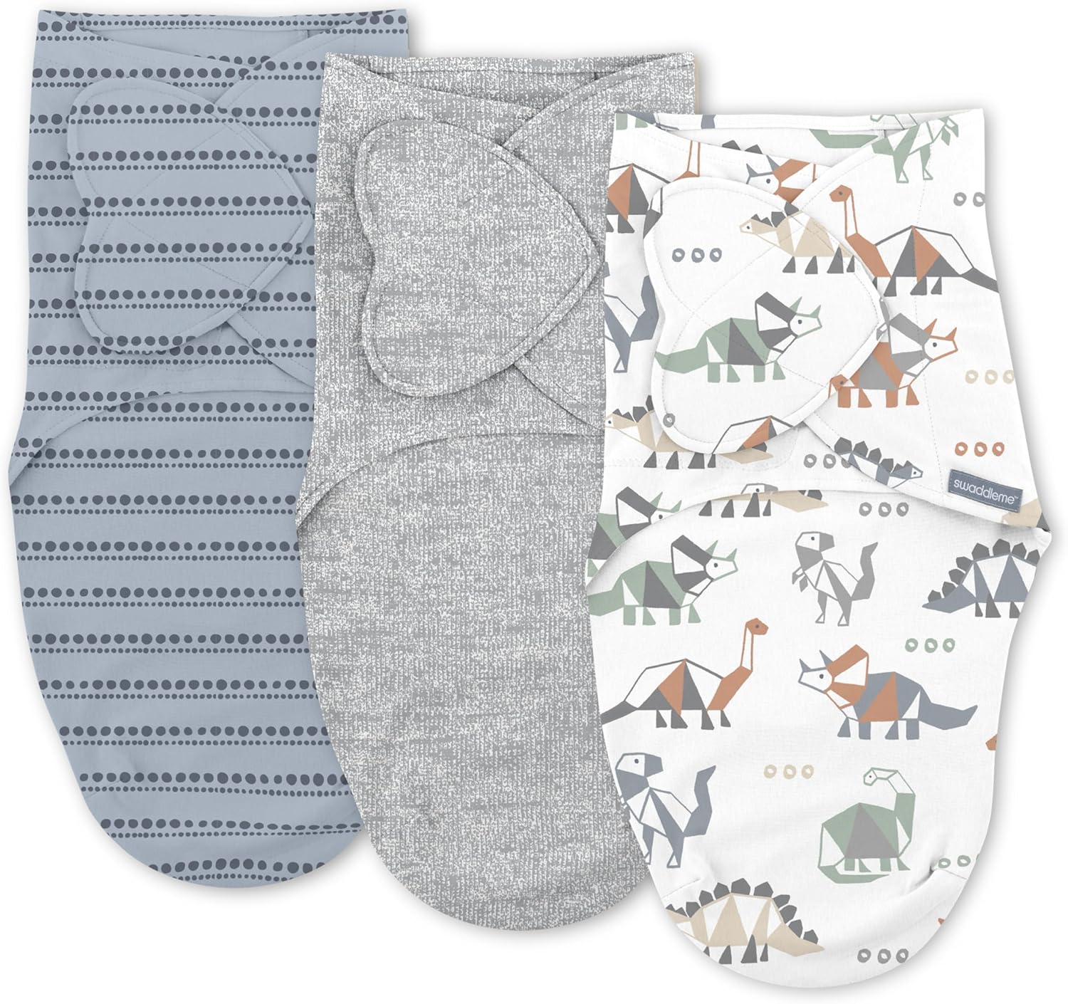 SwaddleMe Monogram Collection Baby Swaddle for Newborns