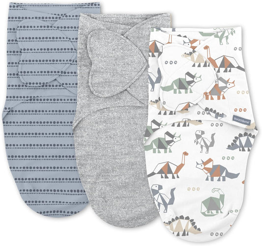 SwaddleMe Monogram Collection Baby Swaddle for Newborns
