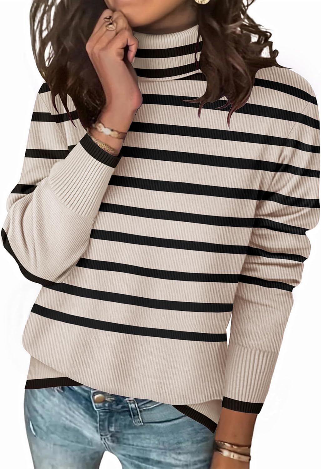 Zeagoo Women's Turtleneck Sweater for Cozy Fall Style