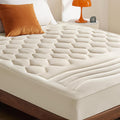 Bedsure Beige King Mattress Pad 78x80 in - Quilted 21 in Deep Pocket