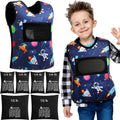 Weighted Vest for Kids Rocket Design Small - Adjustable Compression