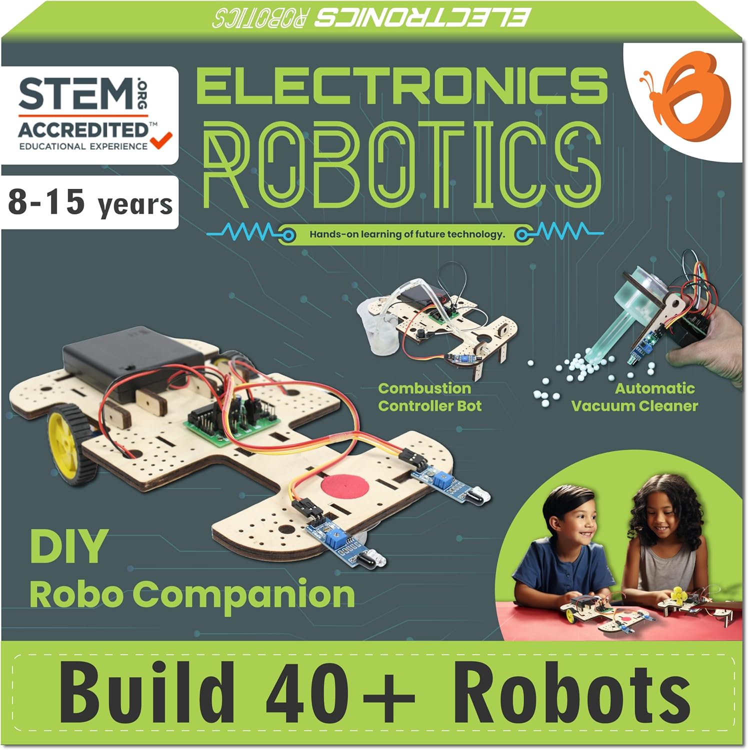 STEM Robotics Kit for Kids 8-12 | DIY Projects with Electronics & Sensors