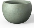 Kante 19.9in Round Concrete Planter - Large Outdoor/Indoor Bowl