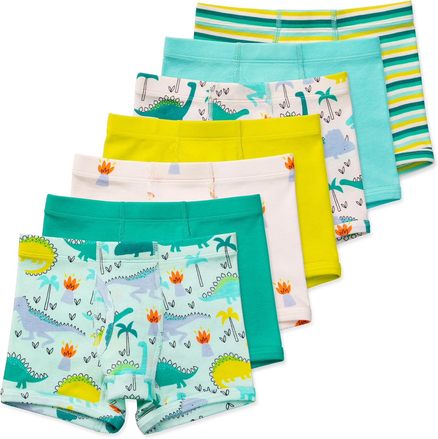 Nolan Boy Boxer Brief Underwear 100% Organic Cotton 7-Pack