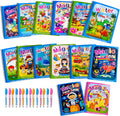 14 Pack Water Coloring Books for Toddlers - Reusable Water Painting